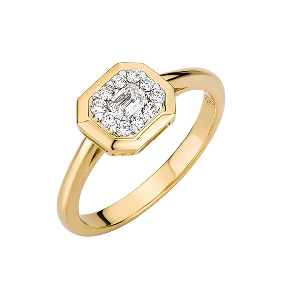 Anello Valentina Callegher Donna in Oro giallo Diamante 0.40 Ct 12772/1*SOG - 12772/1*SOG